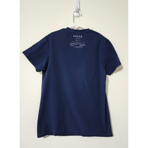 Disney Pixar Characters Kids Graphic T-Shirt Size SM Navy Blue Short Sleeve - Picture 4 of 5